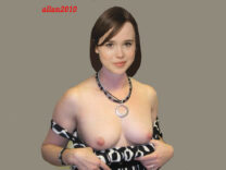 Ellen Page Flashing Her Lovely Titties Fake